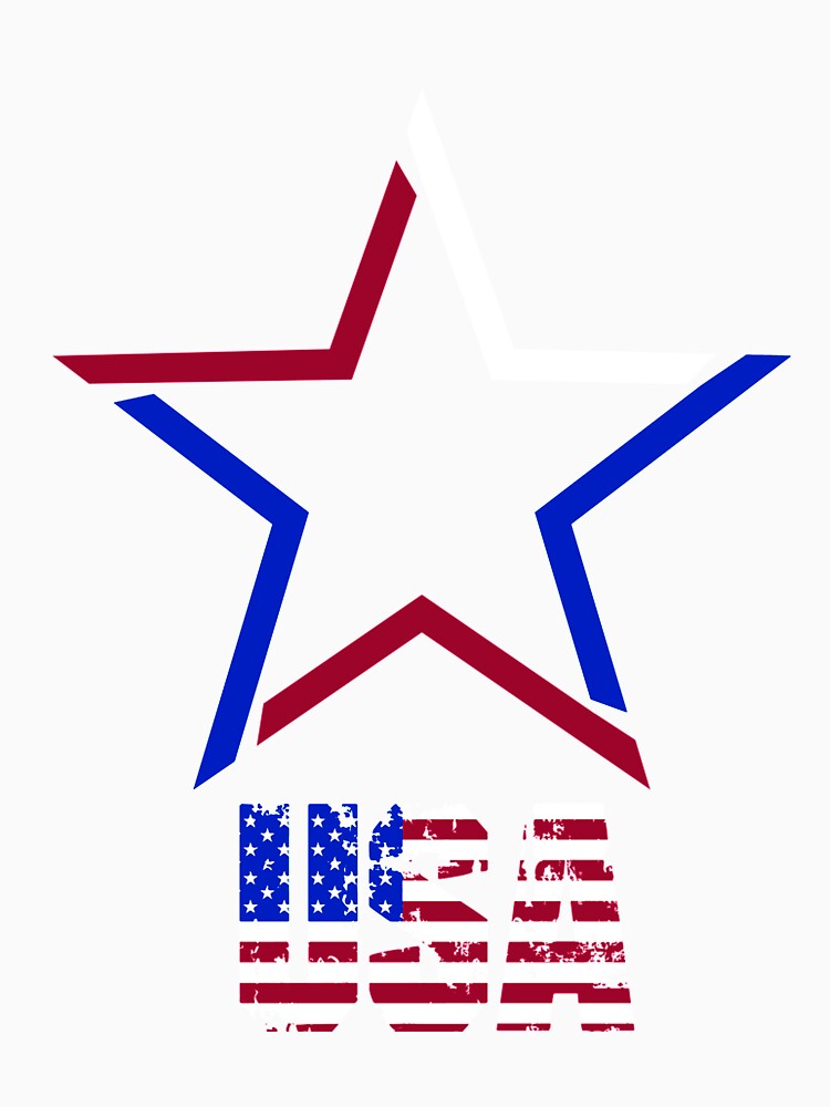 Star | USA for Men and Women by AllStarMerch Unisex , , , Long Sleeve Tee