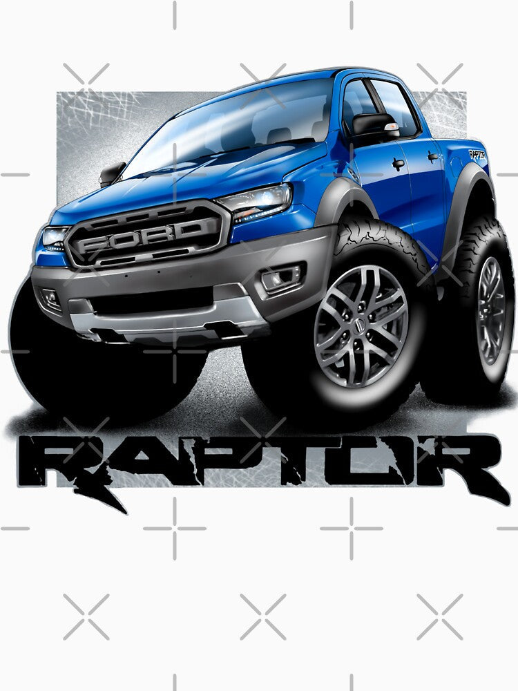 Ford Ranger Raptor by Petrolhead and Art Unisex , , , Long Sleeve Tee