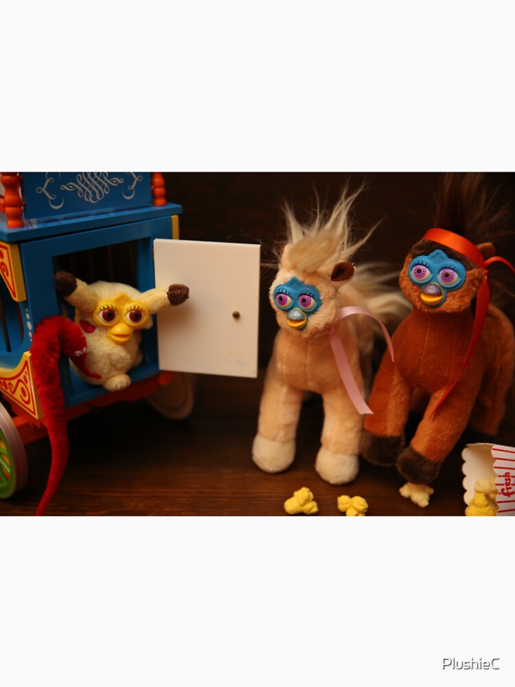 Circus Wagon Furby Friends by PlushieC Unisex , , , Long Sleeve Tee