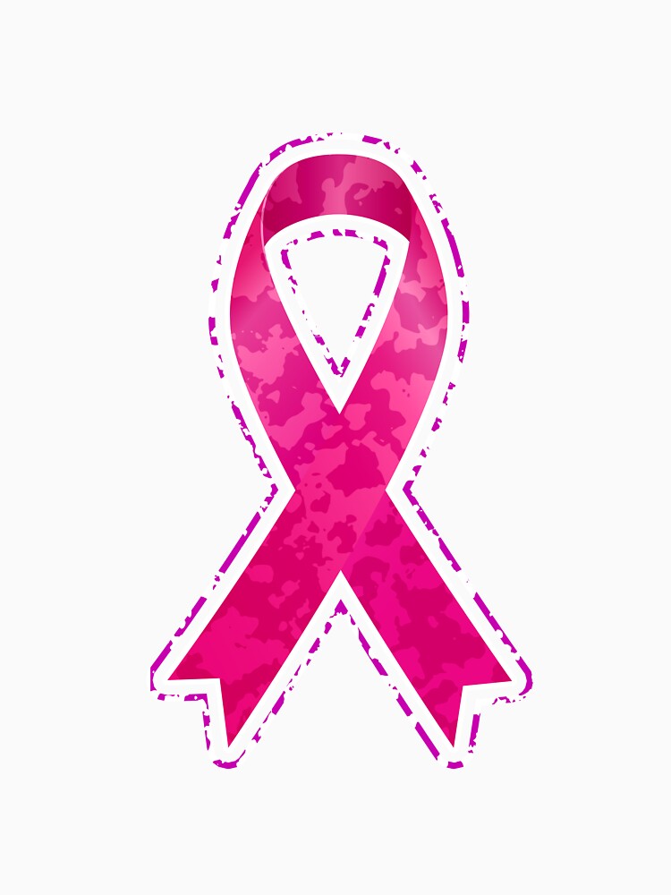 Pink Breast Cancer Awareness Ribbon by AllStarMerch Unisex , , , Long Sleeve Tee