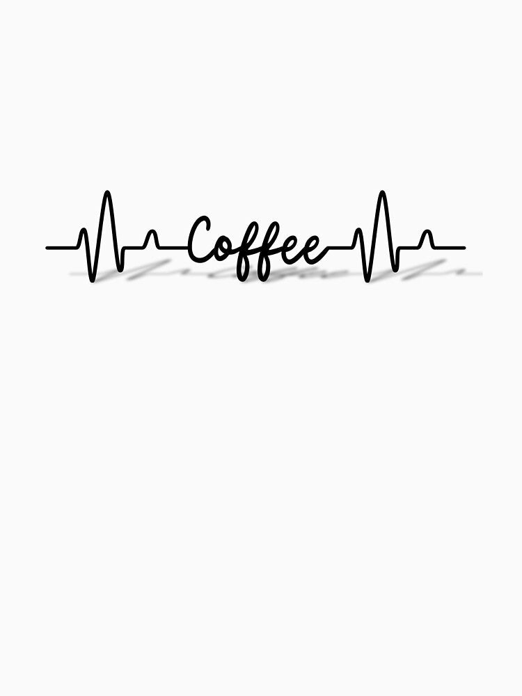 Coffee Heartbeat by Nirmay Creations Unisex , , , Long Sleeve Tee