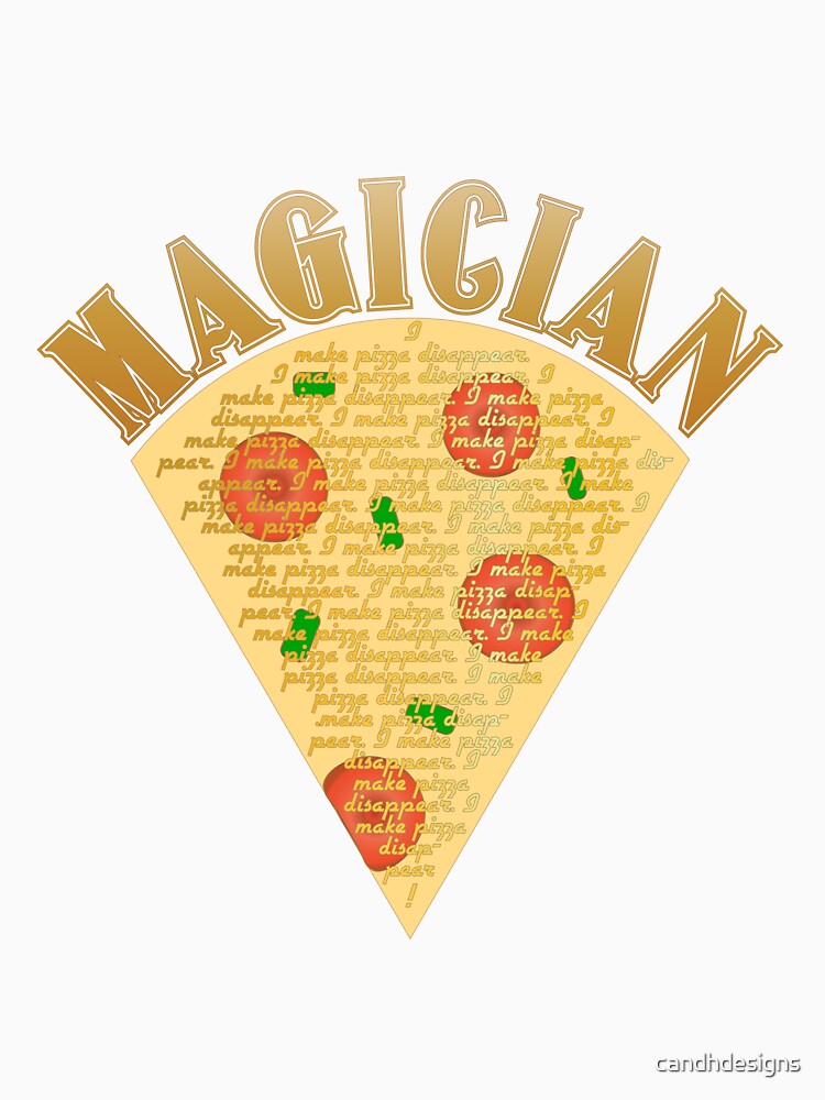 Professional Pizza Eater, Magician by candhdesigns Unisex , , , Long Sleeve Tee