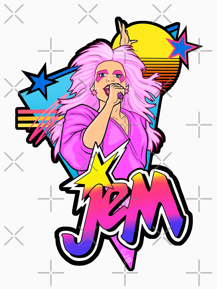 RETRO 80S JEM by FunnehGacha Unisex , , , Long Sleeve Tee