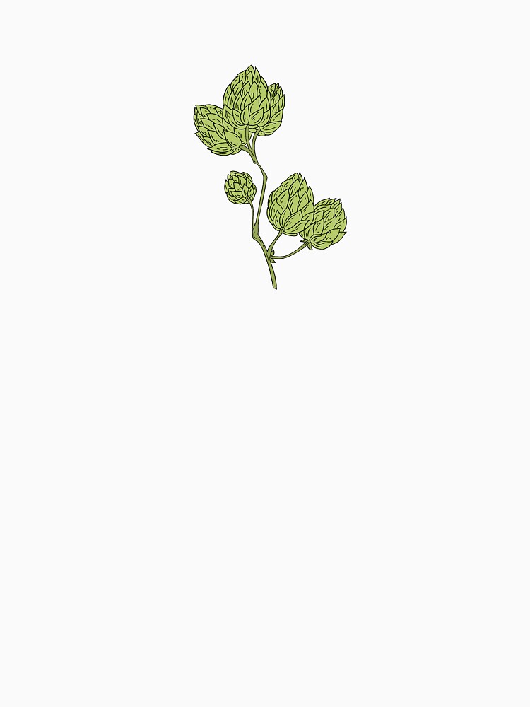 Sprig of Hops by Strange Petal Studio Unisex , , , Long Sleeve Tee