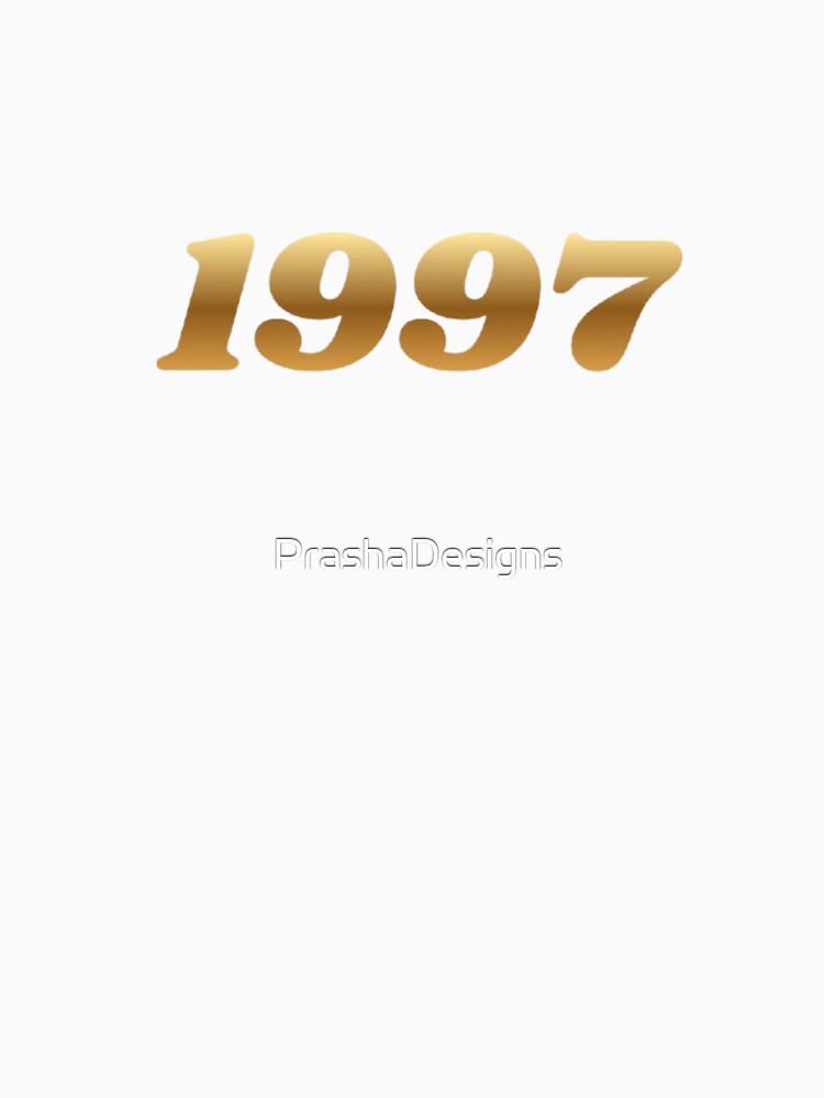 Year 1997 by PrashaDesigns Unisex , , , Long Sleeve Tee