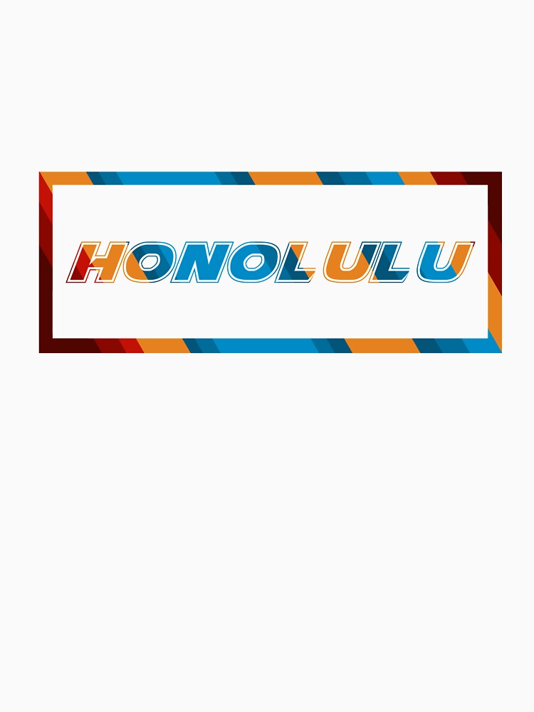Honolulu for Men and Women by AllStarMerch Unisex , , , Long Sleeve Tee