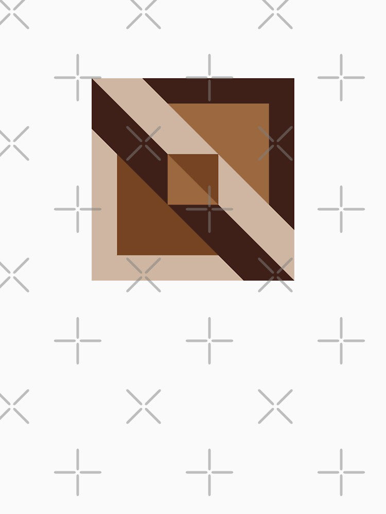 Earth Tones Geo Illusion by MerryMakewell