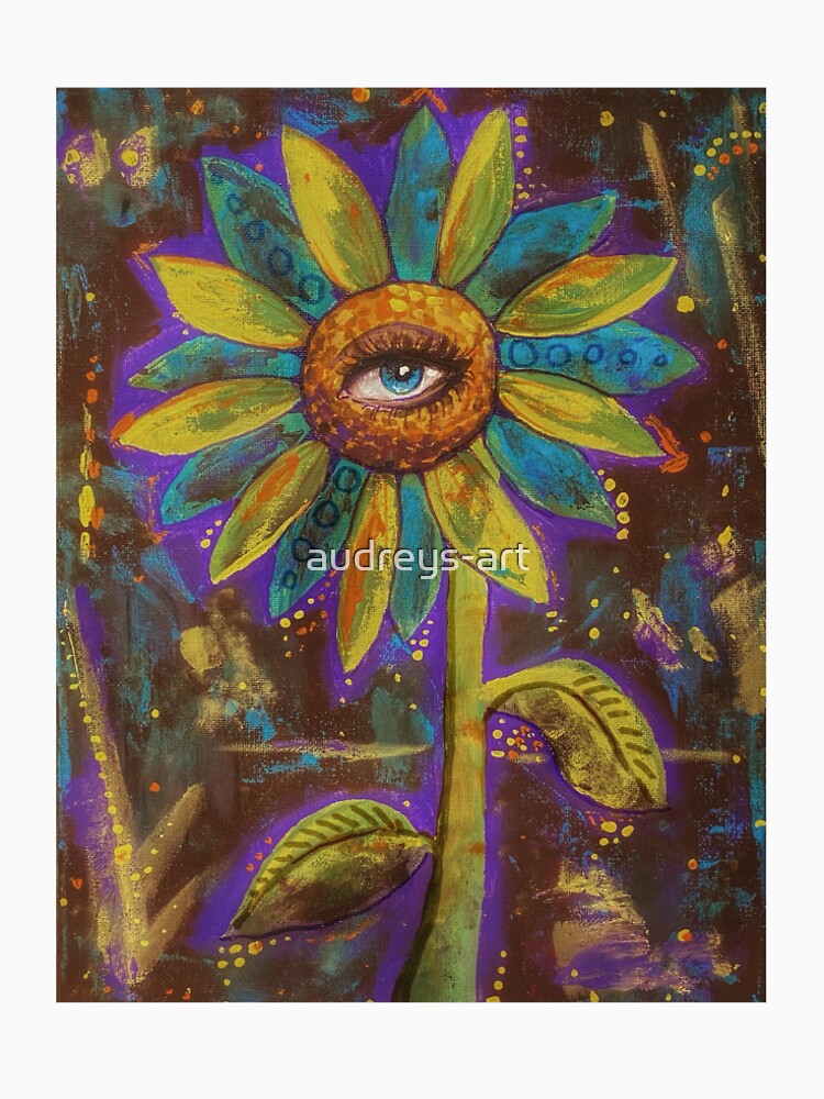 Psychedelic Eye Flower by audreys-art