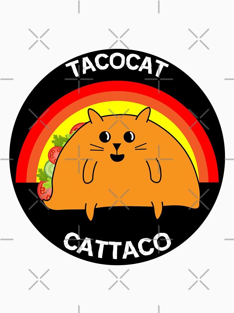 Tacocat Spelled Backward Is Tacocat - Love Cat And Taco Essential - Aprons by happygiftideas