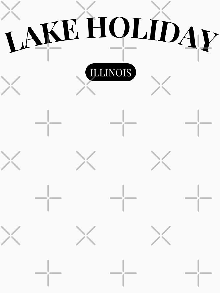 Lake Holiday Illinois by MoodyGoodsStudio