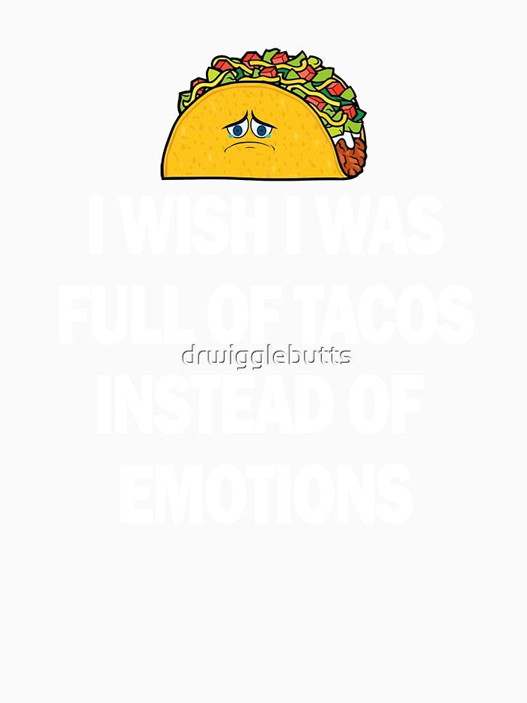 Funny Taco Design For Women Taco Design by drwigglebutts Unisex , , , Long Sleeve Tee