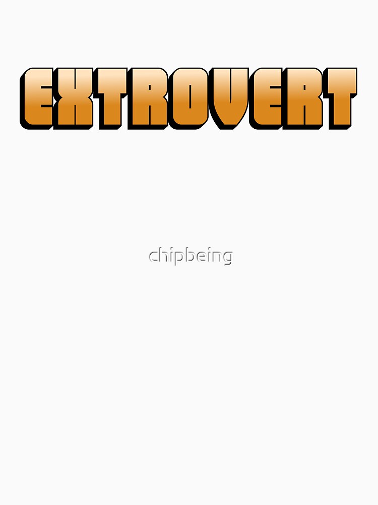 Extrovert by chipbeing Unisex , , , Long Sleeve Tee