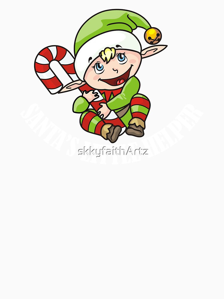 Santa's Litttle Helper Outfit by skkyfaithArtz Unisex , , , Long Sleeve Tee