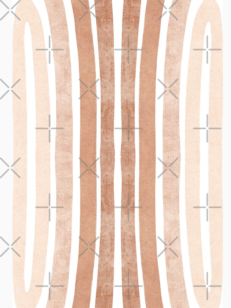 Ombre earth tone line art by Miss-Belle
