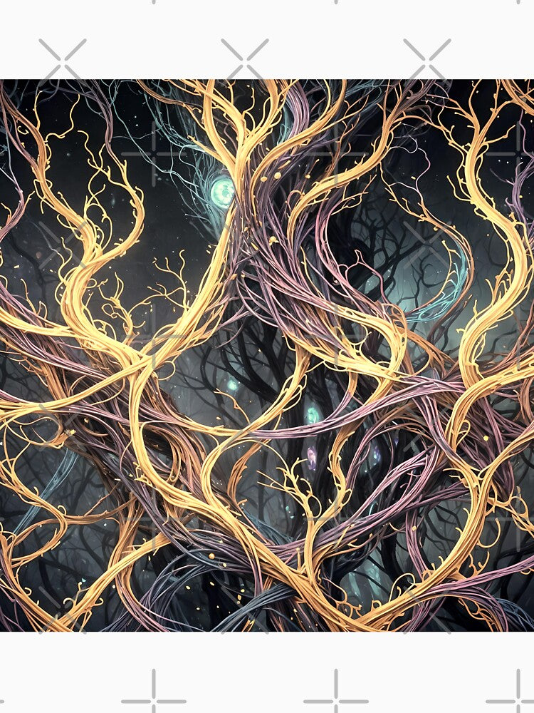 Intertwining Lines by HebaRK Studio Unisex , , , Long Sleeve Tee