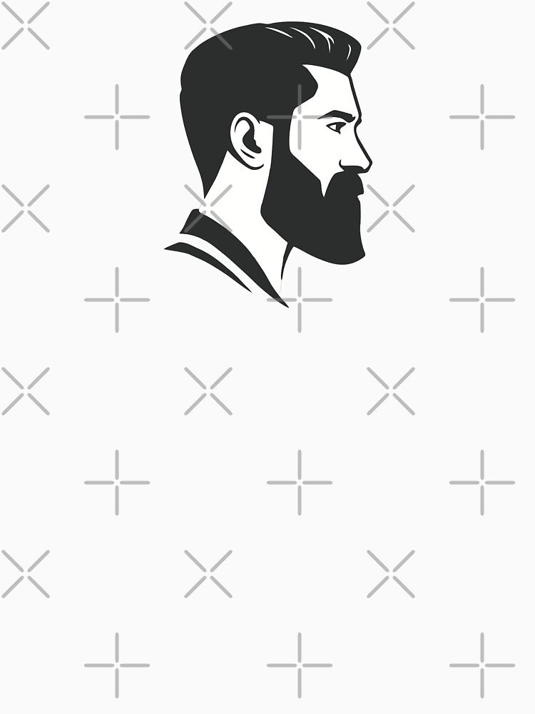 Man with a beard by Kru-arty