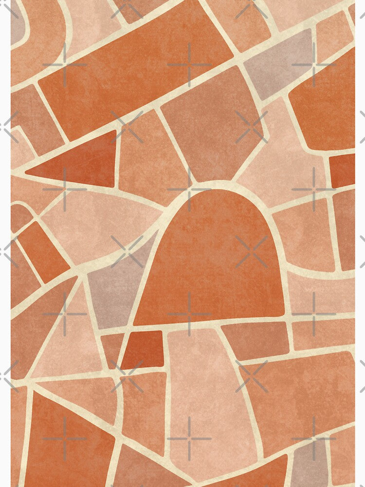 Abstract earth tone shapes by Miss-Belle