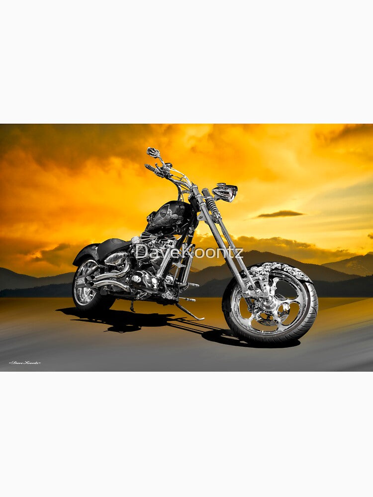 Custom Chopper MC by DaveKoontz Unisex , , , Long Sleeve Tee
