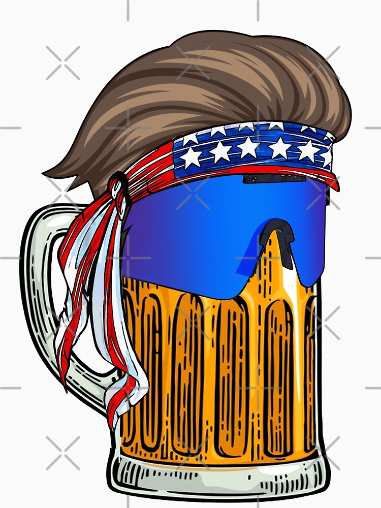 Men hair Beer Art 2VT by WaveOcean123 Unisex , , , Long Sleeve Tee