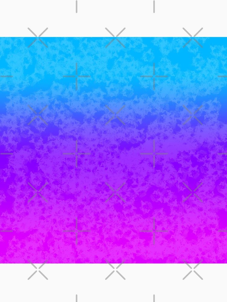 Blue/Pink Gradient (Textured) by misimichu Unisex , , , Long Sleeve Tee