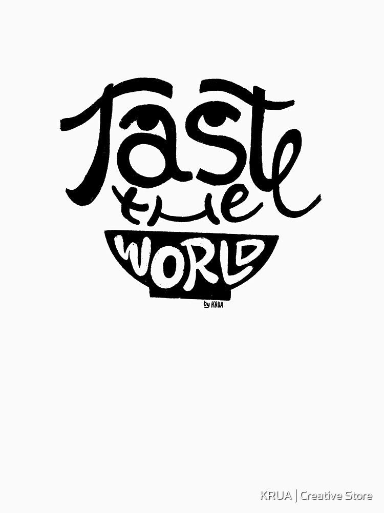 Taste the world by KRUA | Creative Store Unisex , , , Long Sleeve Tee