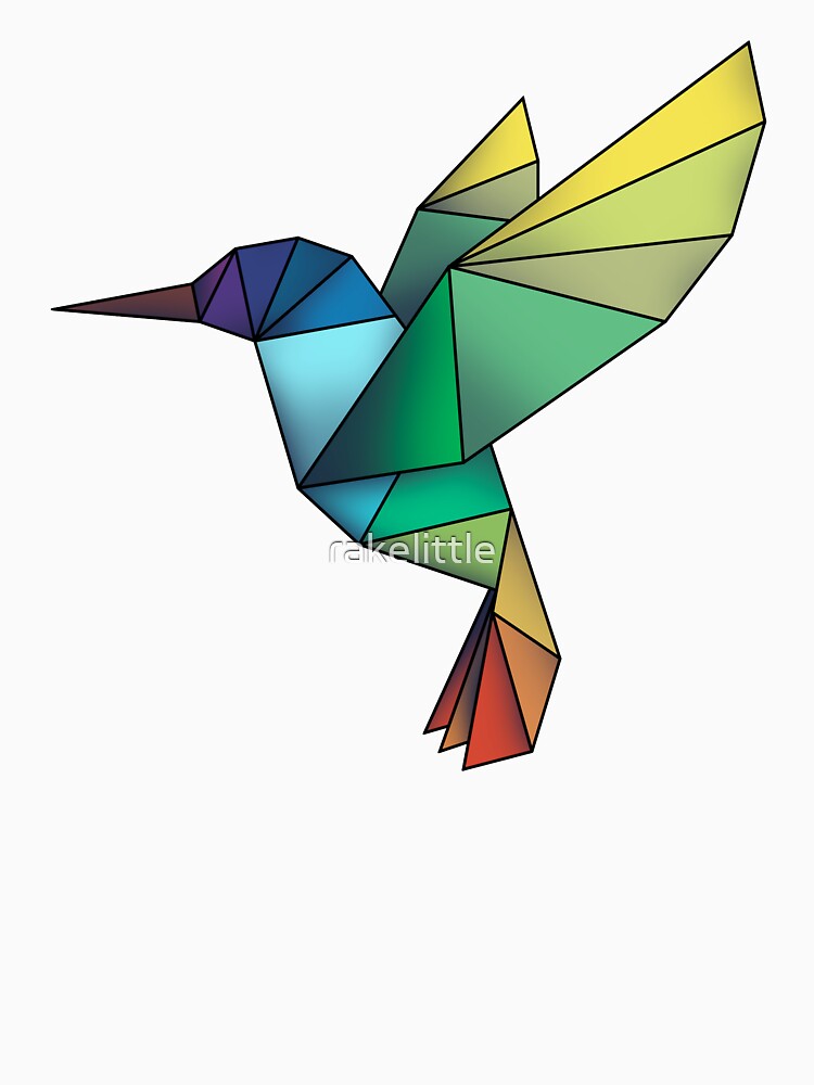 Hummingbird prism by rakelittle Unisex , , , Long Sleeve Tee