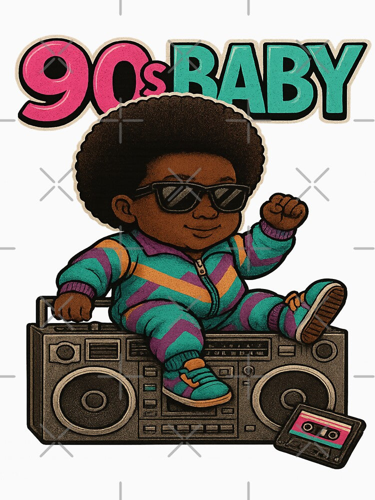 90's Baby by bysaintclaire Unisex , , , Long Sleeve Tee