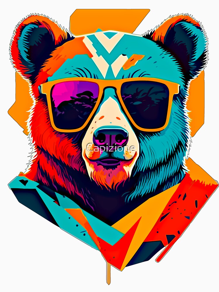 Cool panda by Capizione Unisex , , , Long Sleeve Tee