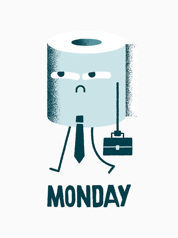 Monday by alexlaunay Unisex , , , Long Sleeve Tee