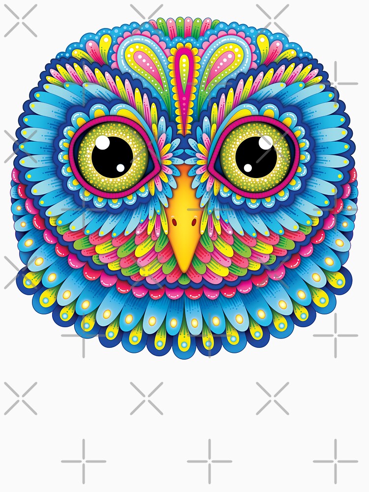 Colorful Owl Art (Tropicalia) by Thaneeya McArdle by Thaneeya McArdle