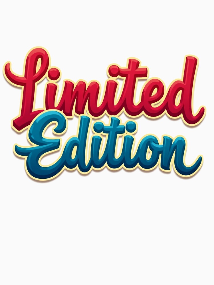 Limited Edition - Bold Retro Graphic by Limited Edition by Playitcool Unisex , , , Long Sleeve Tee
