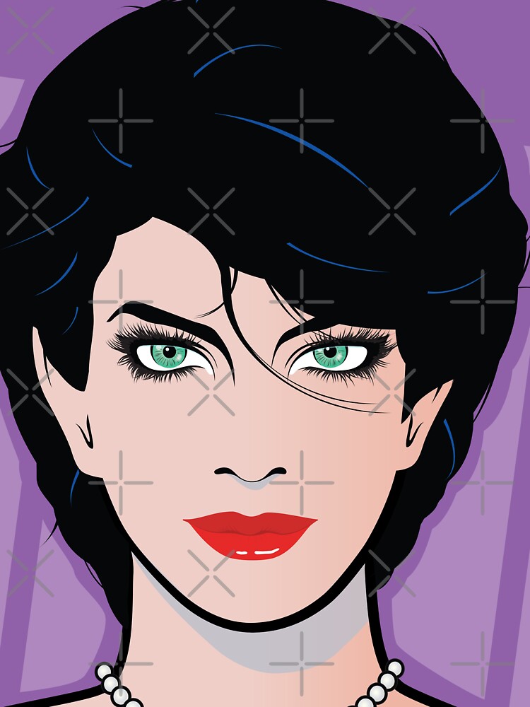 Pop Art Beautiful Woman Annie Pop Art Girl by Frank Schuster Unisex , , , Long Sleeve Tee