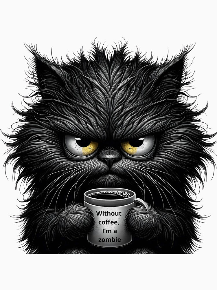 Without coffee, I’m a zombie. by AndrewYoko Unisex , , , Long Sleeve Tee