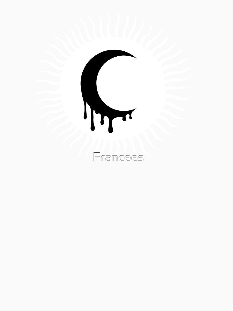 Melting moon with sun by Fran Fryberg Unisex , , , Long Sleeve Tee