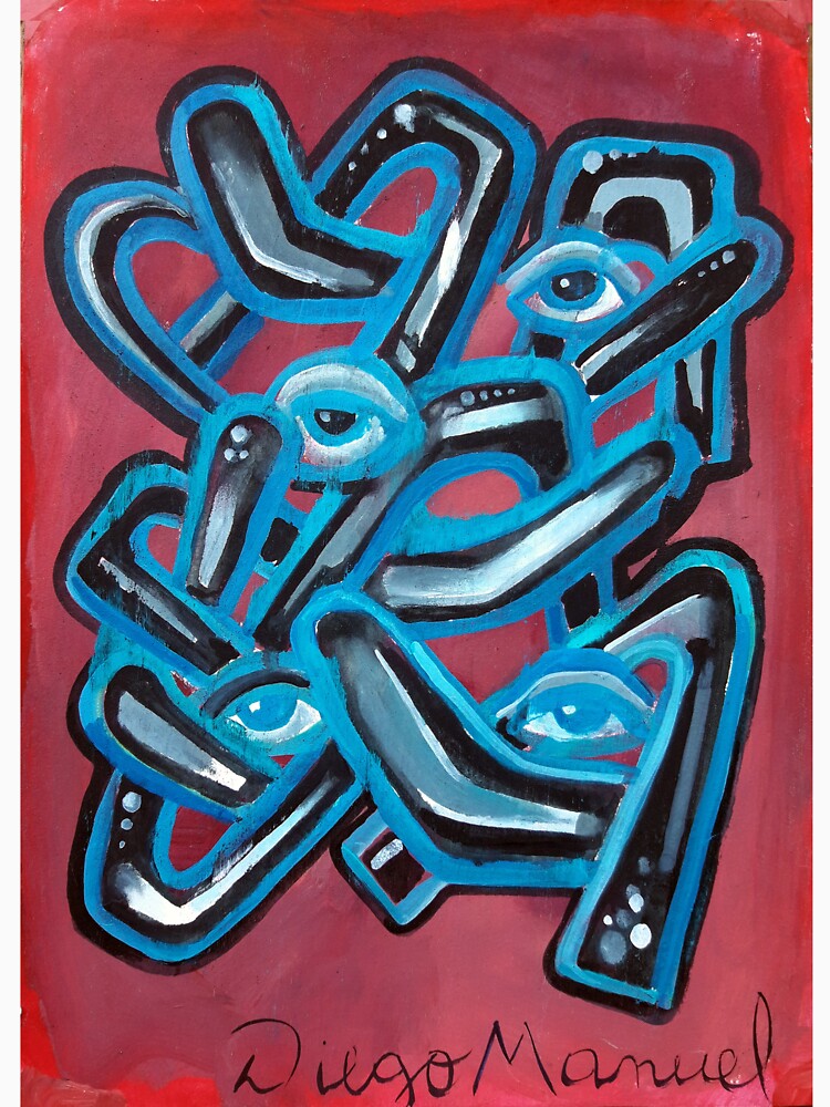 Shapes, tongues and eyes by Diego Manuel Rodriguez