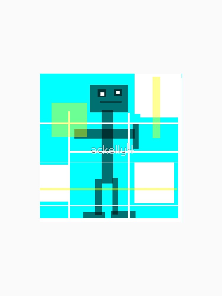 Robot Bob, modern abstract by ackelly4
