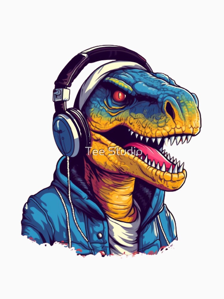 Dinosaur by Tee Studio Unisex , , , Long Sleeve Tee