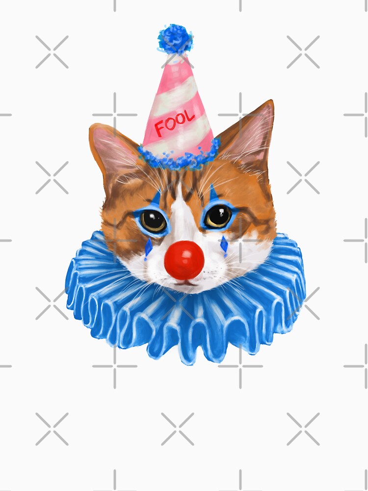Silly Clown Cat by Cassie Duff
