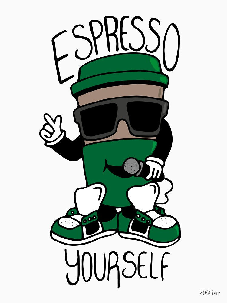 Espresso Yourself - Colour - Coffee, Espresso, Coffee lovers by 86Gaz Unisex , , , Long Sleeve Tee