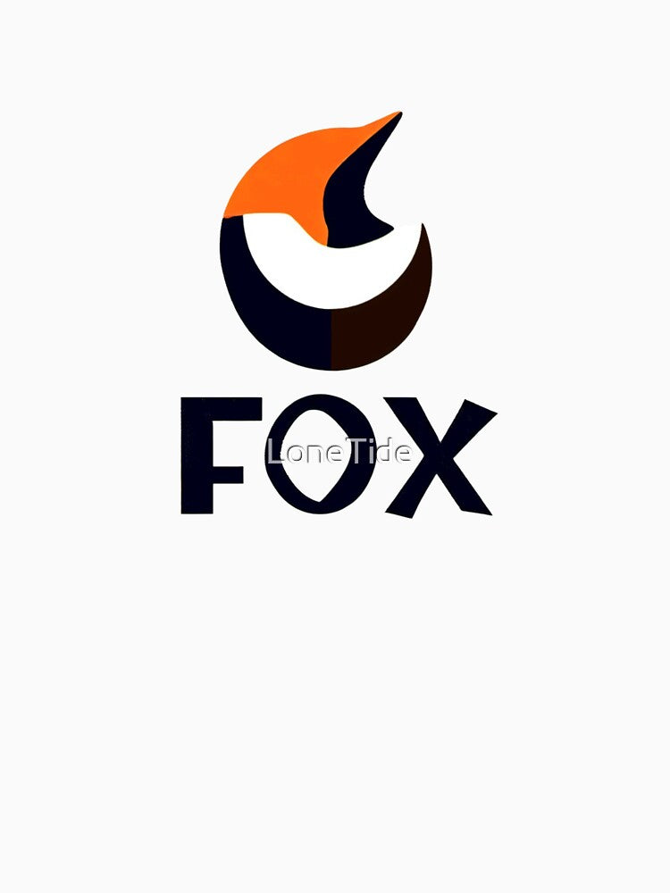 Cute Fox logo by LoneTide Unisex , , , Long Sleeve Tee