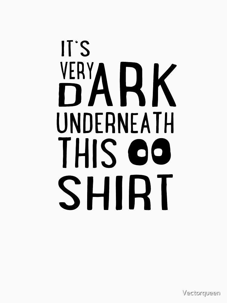 Dark by Vectorqueen Unisex , , , Long Sleeve Tee