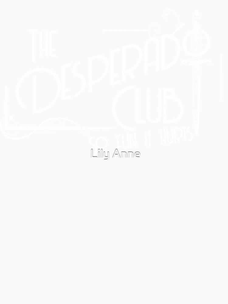 The Desperado Club Sign Sci-Fi Book by StanaLuis Unisex , , , Long Sleeve Tee