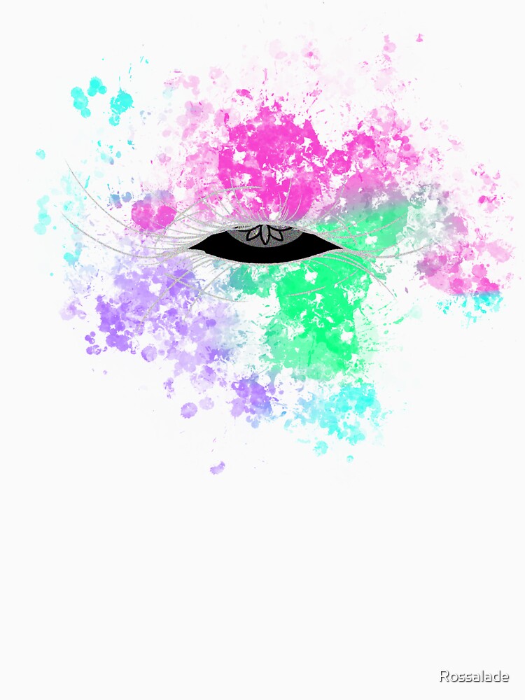 Psychedelic static eye by Rossalade
