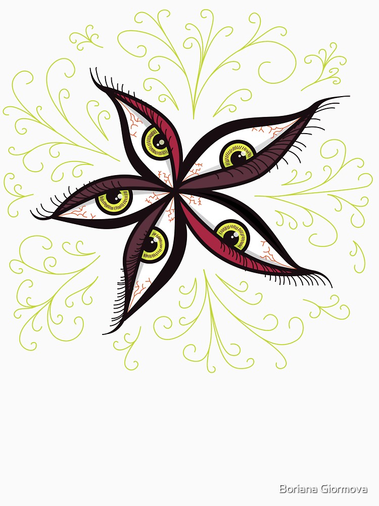 Tired Green Eyes Flower by Boriana Giormova