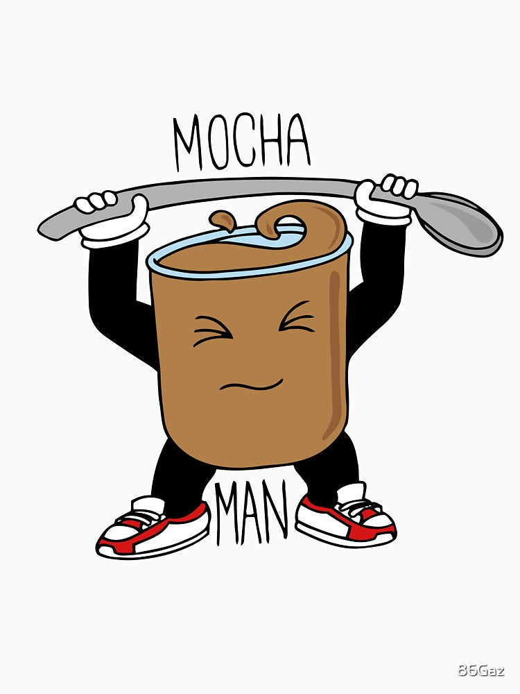 Mocha Man - Colour - Coffee, Mocha, Coffee lovers by 86Gaz Unisex , , , Long Sleeve Tee