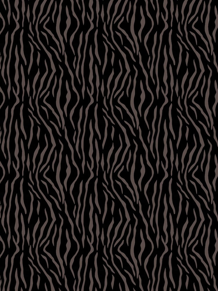 Black and Dark Brown Tiger Stripes Pattern Pairs DE 2022 Popular Color Nomad DET697 by ColorOfTheYears