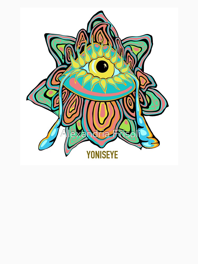 Yoni Rainbow Flower Trip 0/6 (white background) | Yonis Eye | Frisoli by Alexandria Frisoli