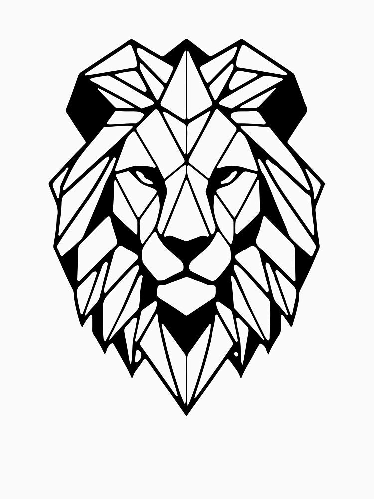 Geometric Majestic Lion by RedCaterpillar