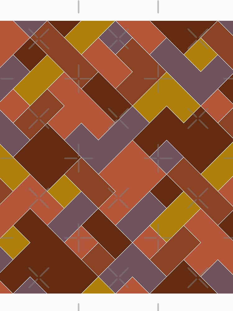 Wine Mid Century Diagonal Pattern by chntl-shop