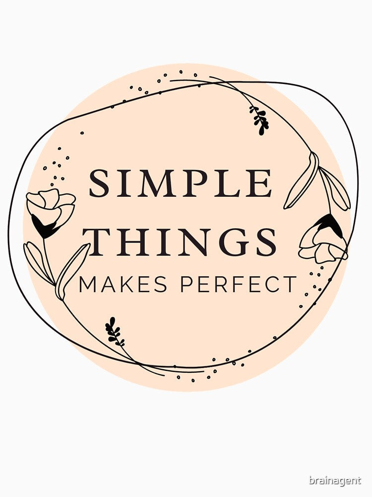 Simple Things by brainagent Unisex , , , Long Sleeve Tee
